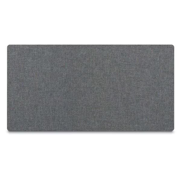 Corkboard, Fabric, 3 Door, Blk/Aprct, 72x36, UNITED VISUAL PRODUCTS, Mfr# UV306-BLACK-APRICOT